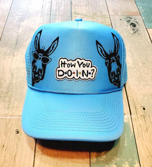 How you doin' - Trucker Hat - Adventure Plaids