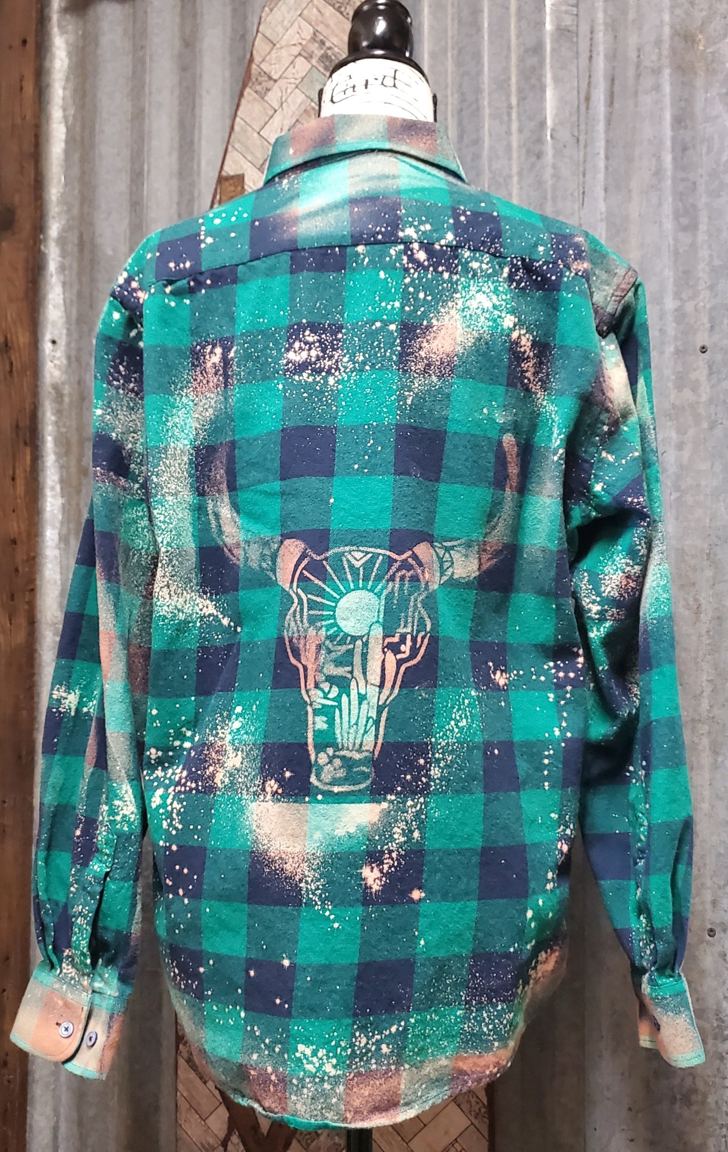 Desert Drifter Bleached Flannel -RTS Sz XL-ISH - Adventure Plaids