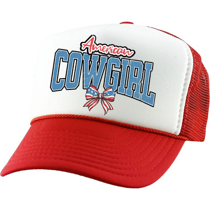 American Cowgirl Trucker Hat - Adventure Plaids