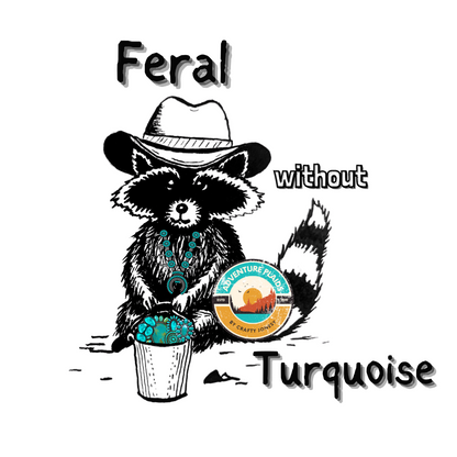 Feral without Turquoise Sweatshirt