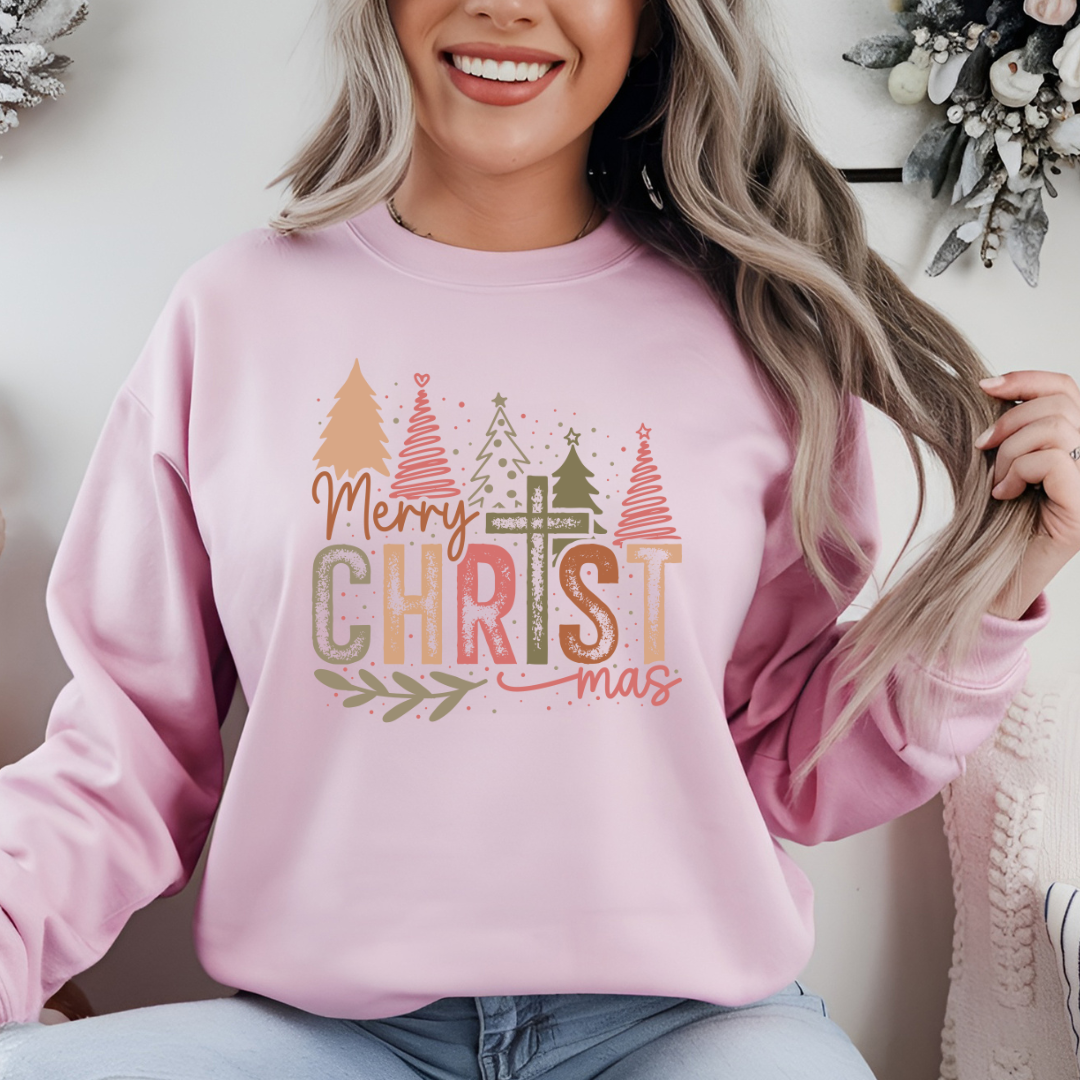 ChrisTmas Pink Sweatshirt