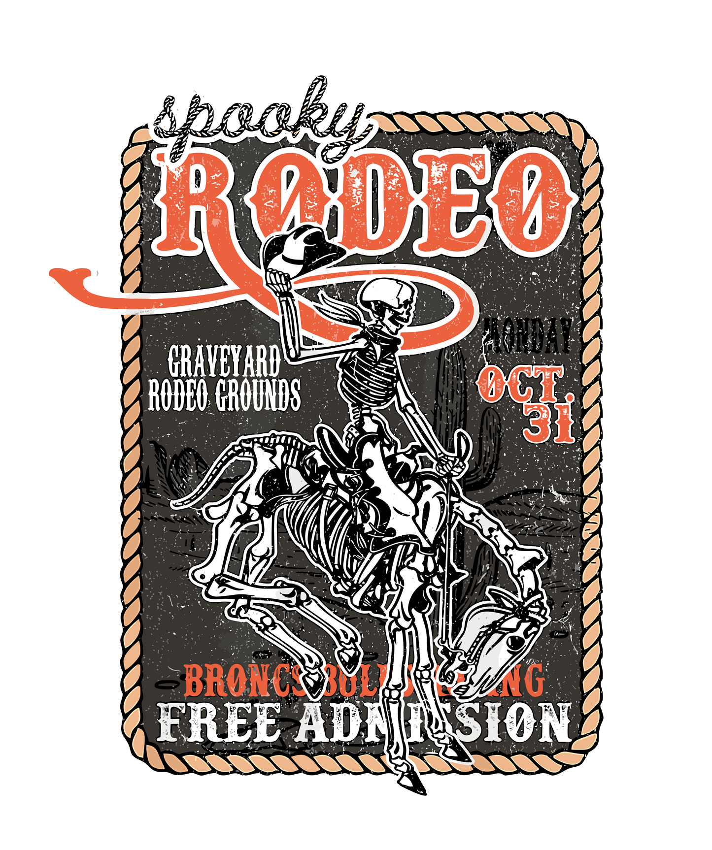 Spooky Rodeo Bleached Flannel - PRE-ORDER