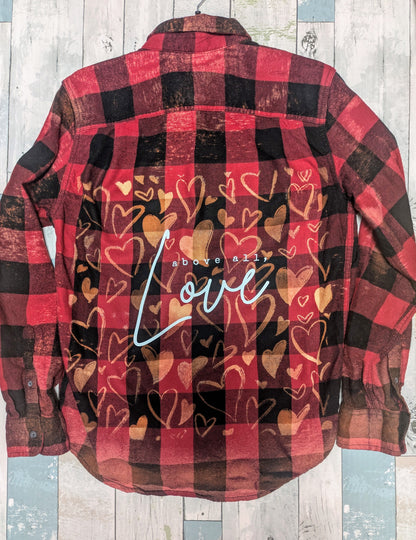 Above All, Love Bleached Flannel - Pre-Order