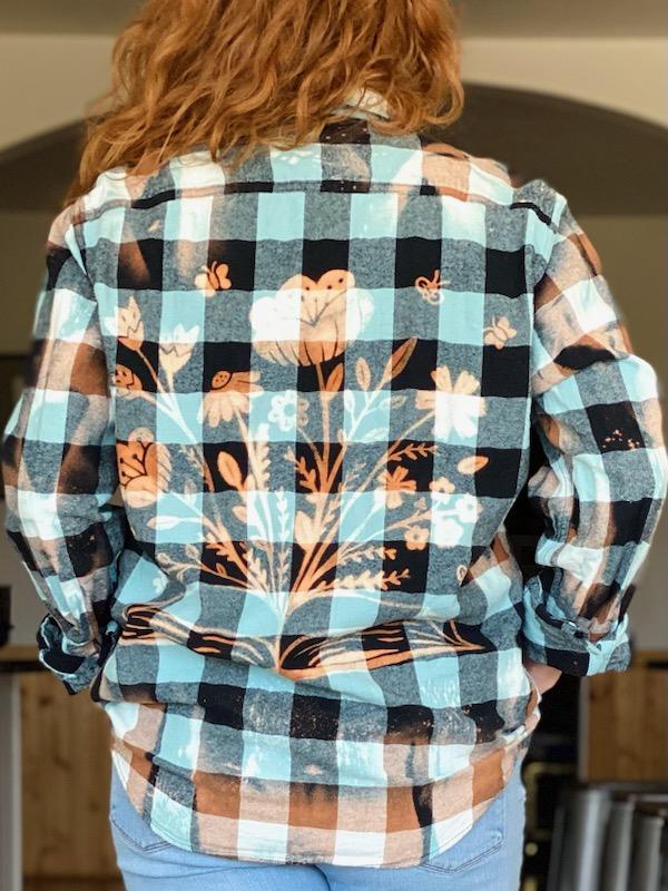 April showers bring May flowers -Pre-order Flannel - Adventure Plaids