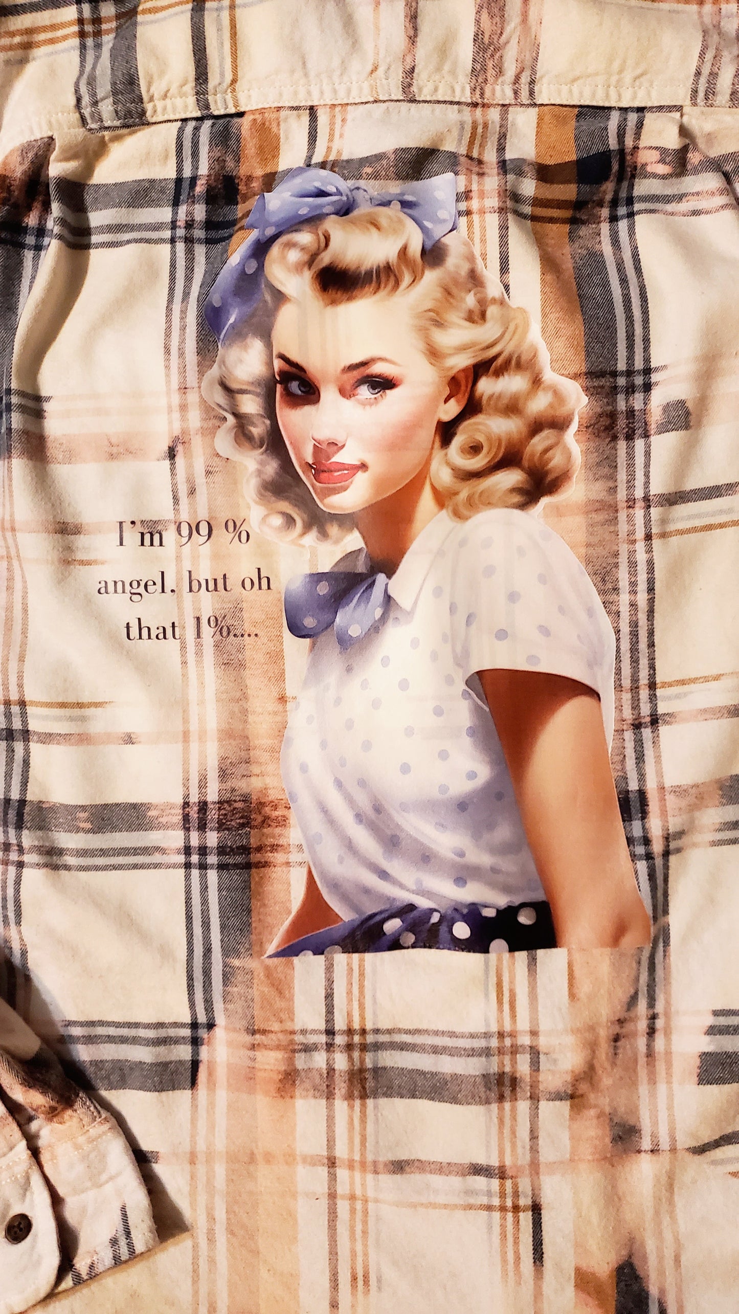 99% Angel - Sassy Flannel - Pre-Order - Adventure Plaids