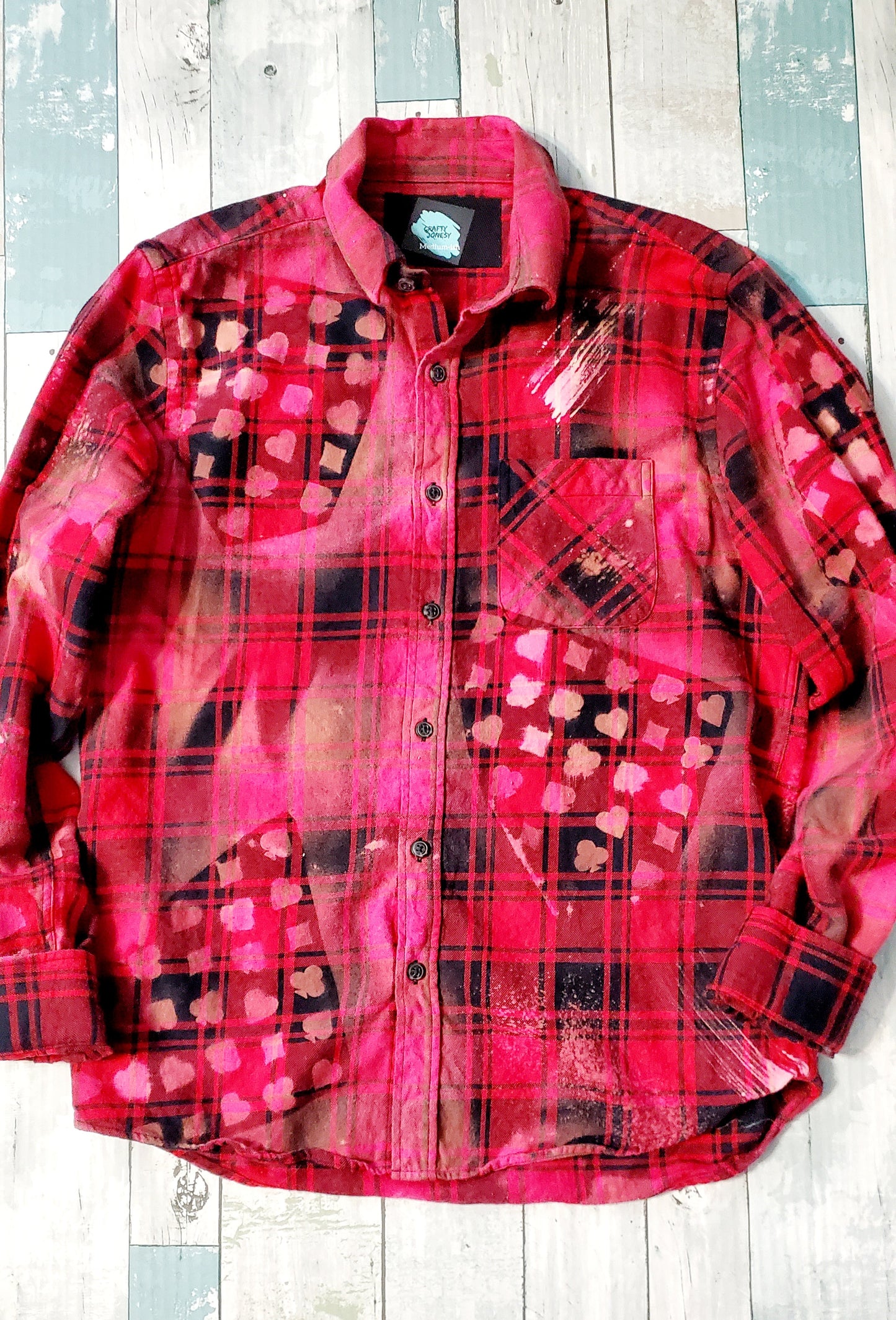 Queen of Hearts Flannel - Pre-order - Adventure Plaids