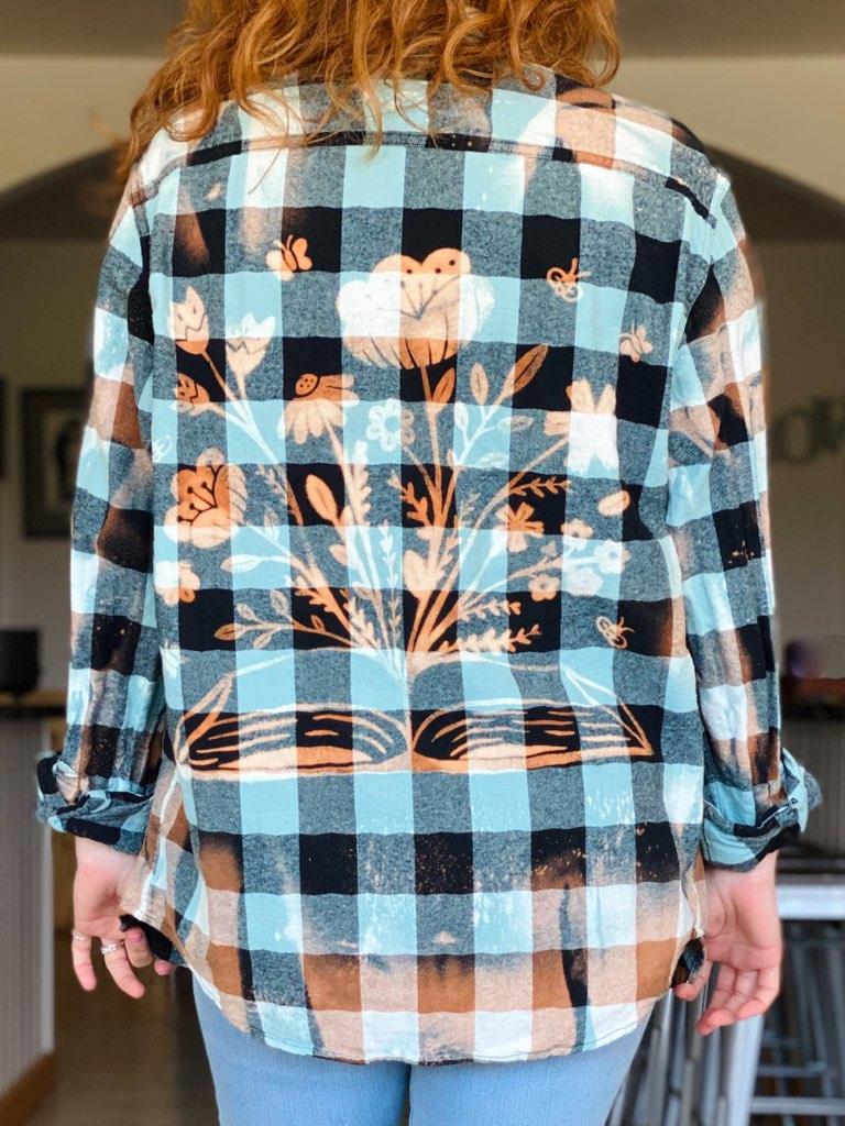 April showers bring May flowers -Pre-order Flannel - Adventure Plaids