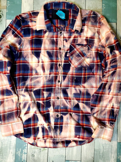 Go Outside Bleached Flannel-Preorder - Adventure Plaids