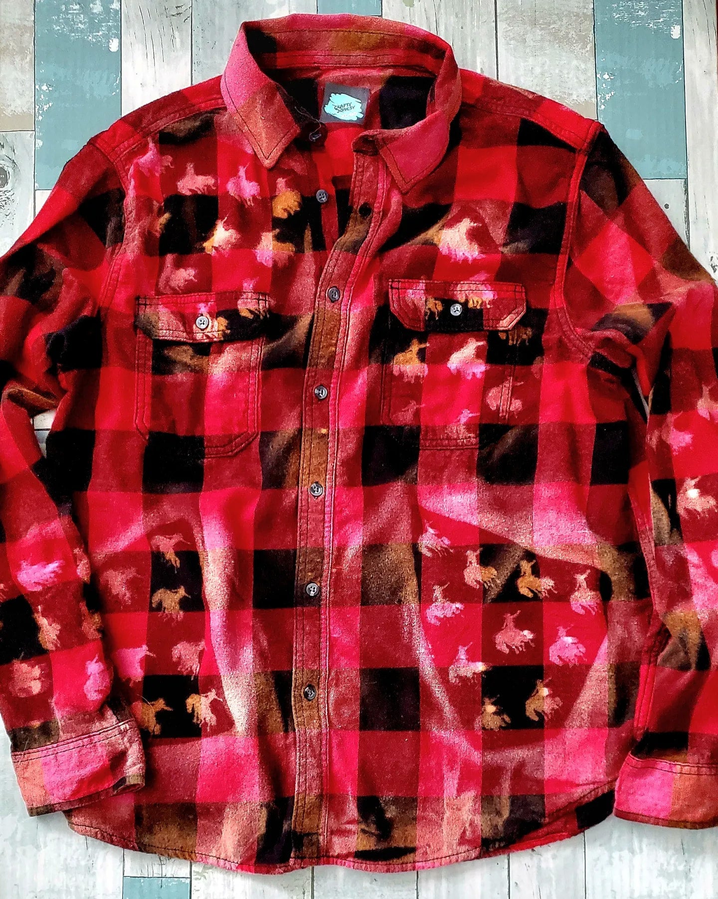 Ride 'Em Cowboy Bleached Flannel-Pre-order - Adventure Plaids