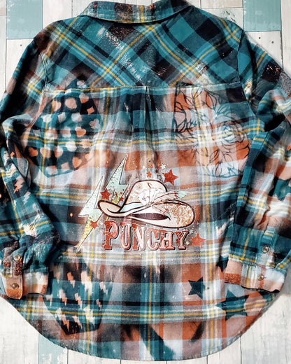 Punchy - Pre-order Bleached Flannel - Adventure Plaids