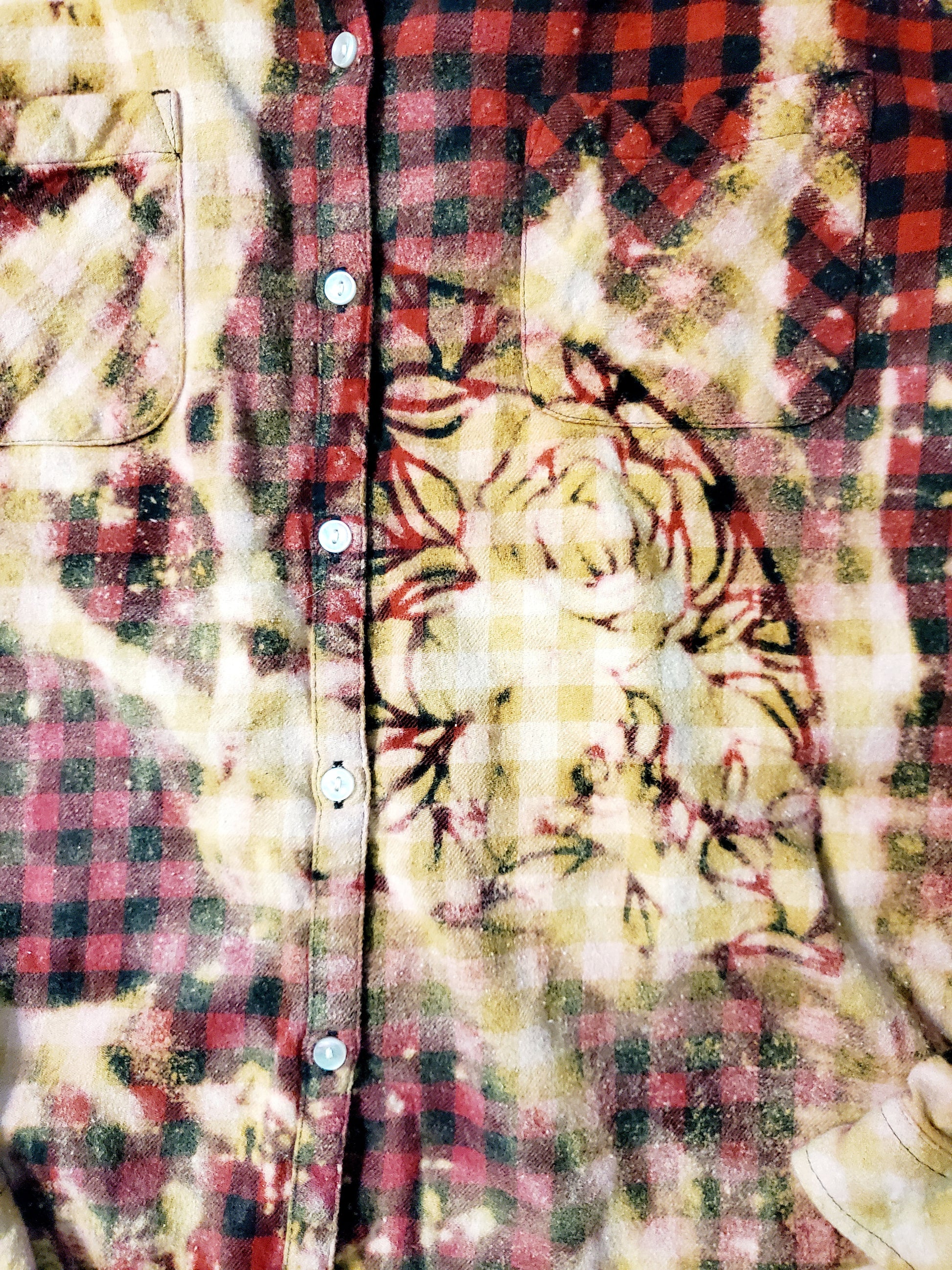 Rosie - Bleached Flannel PRE-ORDER - Adventure Plaids