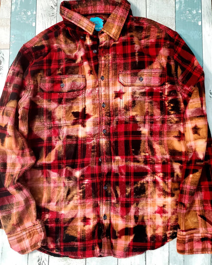 Starry Night Bleached Flannel-Pre-order - Adventure Plaids