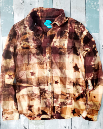 Starry Night Bleached Flannel-Pre-order - Adventure Plaids