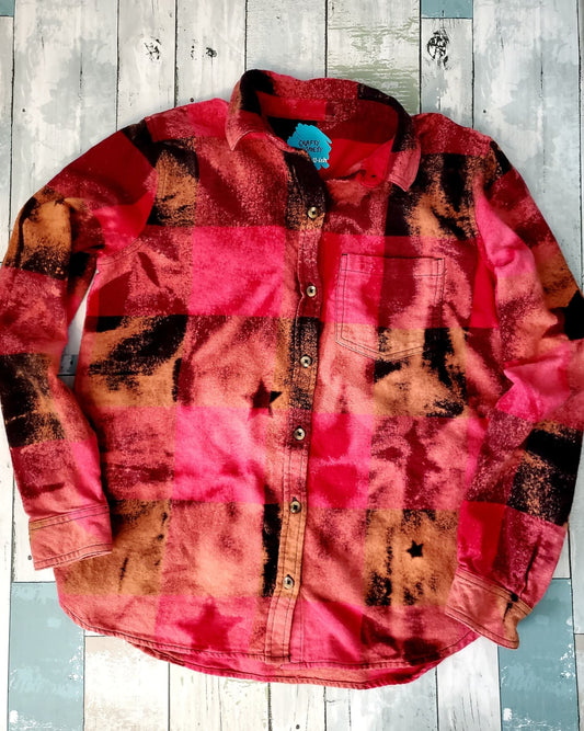 Starry Night Bleached Flannel-Pre-order - Adventure Plaids