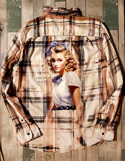 99% Angel - Sassy Flannel - Pre-Order - Adventure Plaids